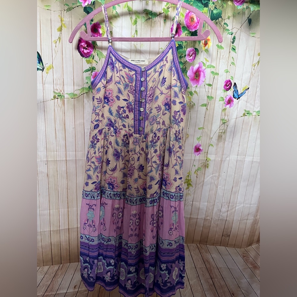 Spell Portobello Road Strappy Mini Dress - Picture 4 of 16